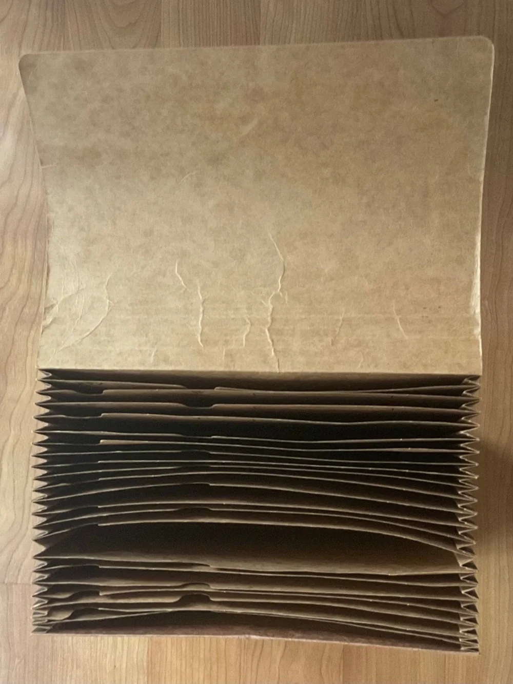 Accordion Brand Kraft File A-Z Accordion Folder and 9 small accordion files set